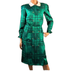 𝅺vintage Horchow secretary silk  dress. SZ 6